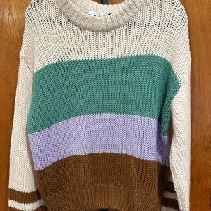 Griffith Colorblock Knit Sweater-Roolee. EUC